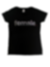 female (period) diamanté - round neck